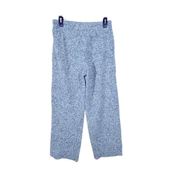 Offline by Aerie Marbled Blue Snowday Wide Leg Pants | Trendy Wide Leg Joggers - Picture 6 of 11
